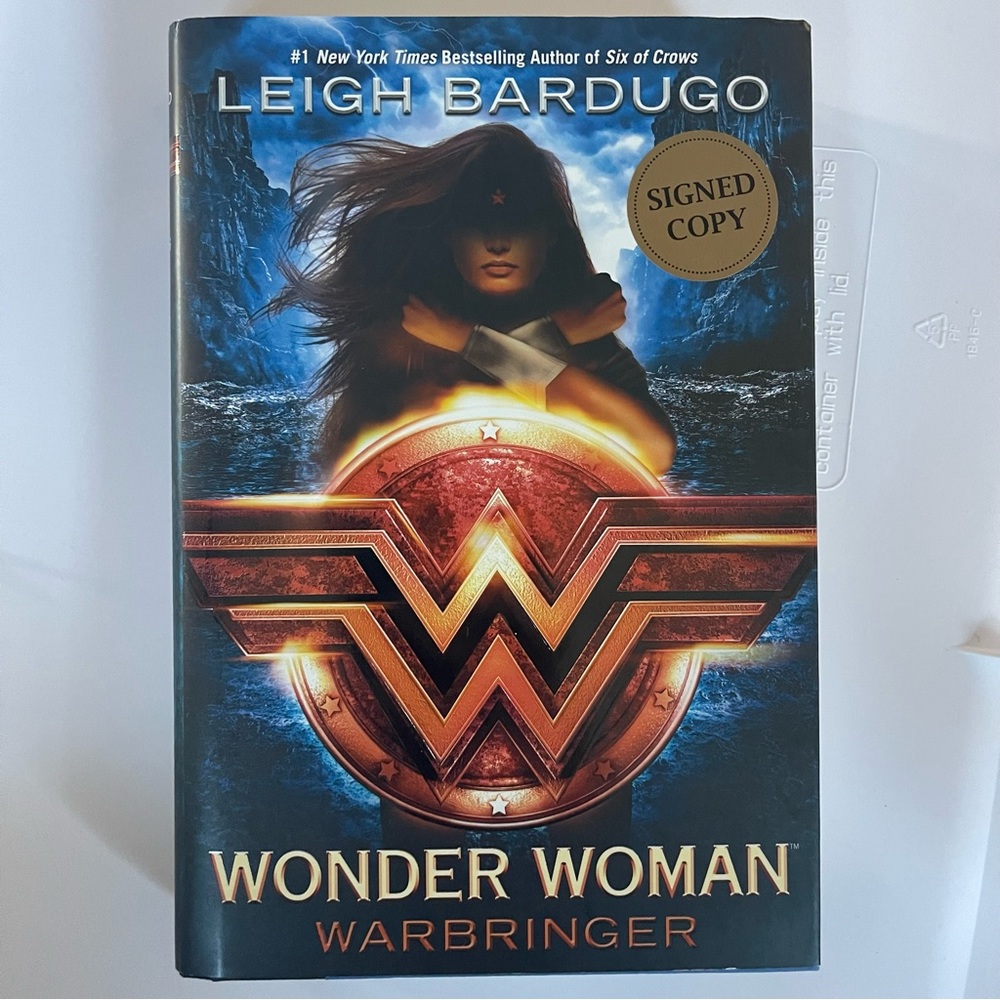 Signed Wonder Woman book.